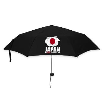 Japan Flag - Umbrella (small) - black - Front
