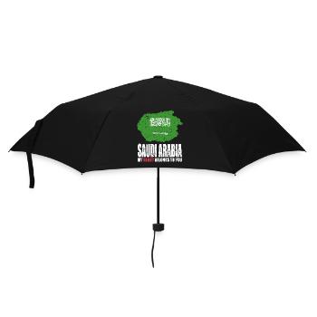 Saudi Arabia flag - Umbrella (small) - black - Front