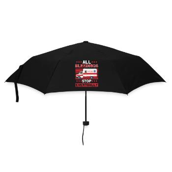Paramedic First Responder Ambulance Driver - Umbrella (small) - black - Front