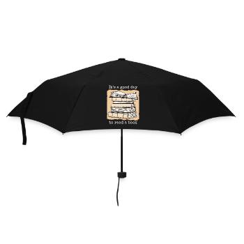 Books Read Book Library Library Bookworm - Umbrella (small) - black - Front
