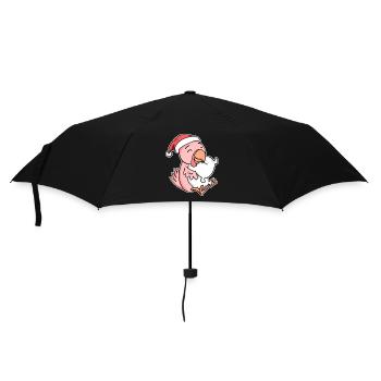 Poulet Noël Sommeil Sommeil Sommeil Sommeil - Parapluie standard - noir - Devant