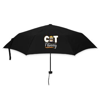 Chien assis Chiot Dog Sitter Dog Sitter - Parapluie standard - noir - Devant