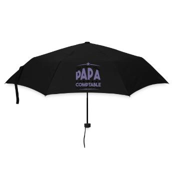 J'ai deux titres Papa et Comptable, Cadeau Papa. - Parapluie standard - noir - Devant