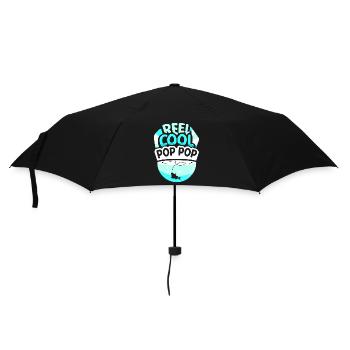 Reel Cool Grandpa Fishing Fisherman Angler Fishing - Umbrella (small) - black - Front