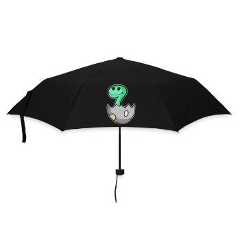 Motif Dino d’œuf de dinosaure - Parapluie standard - noir - Devant
