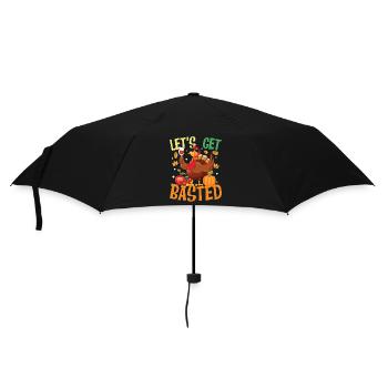 Let's Get Basted für die Familie - Regenschirm (klein) - Schwarz - Vorne