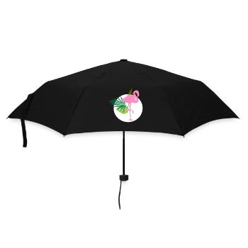 Flamingo - Umbrella (small) - black - Front