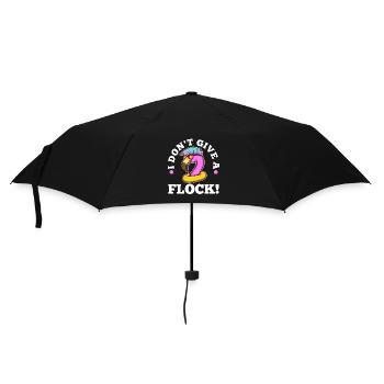 I don't give a flock - Umbrella (small) - black - Front