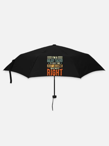 Professeur de biologie - Parapluie standard - noir