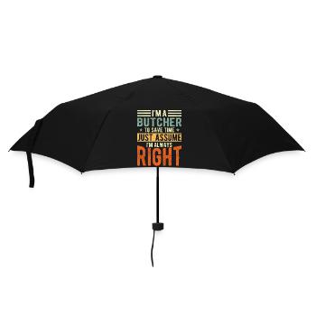 Boucher - Parapluie standard - noir - Devant
