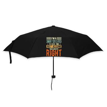 Community Service Officer - Umbrella (small) - black - Front