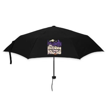Halloween The Holiday That Never Ends - Umbrella (small) - black - Front