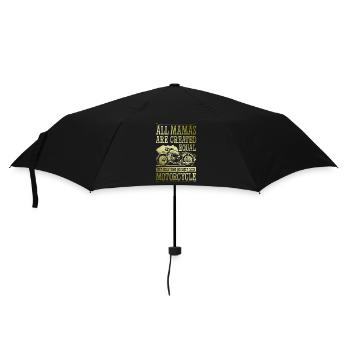 Mama Motorrad - Regenschirm (klein) - Schwarz - Vorne