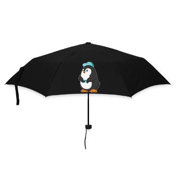 Photographe Penguin Appareil photo - Parapluie standard - noir - Devant