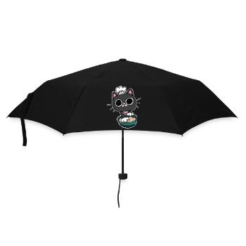 Kitty making Biscuits Cat Black - Umbrella (small) - black - Front