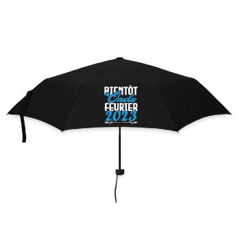 Annonce grossesse. bientôt Oncle Février 2023. - Parapluie standard - noir - Devant