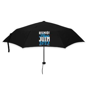 Cadeau Annonce grossesse. bientôt Papa Juin 2023. - Parapluie standard - noir - Devant