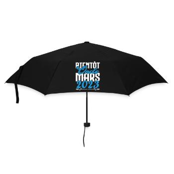 Cadeau Annonce grossesse. bientôt Oncle Mars 2023. - Parapluie standard - noir - Devant