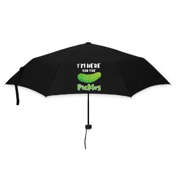 In Here For The Pickles - Umbrella (small) - black - Front