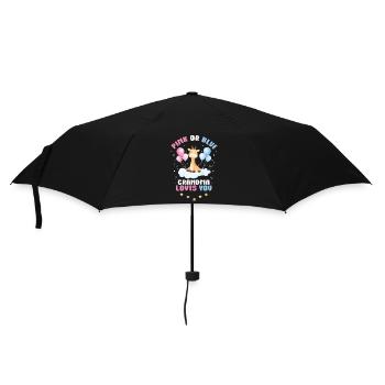 Pink Or Blue Grandma Loves You - Umbrella (small) - black - Front