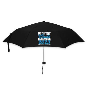 Annonce grossesse. bientôt Oncle Décembre 2023. - Parapluie standard - noir - Devant