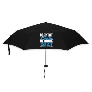 Annonce grossesse. bientôt Oncle Octobre 2023. - Parapluie standard - noir - Devant