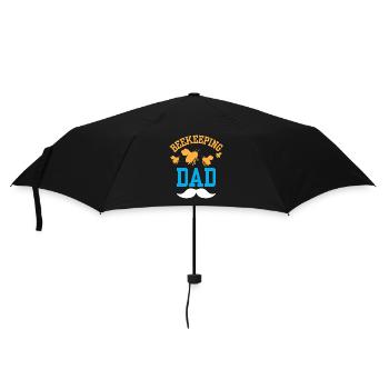 Beekeeping Papa Beekeepers Beekeepers Honey Bee - Umbrella (small) - black - Front