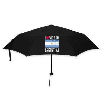 ARGENTINA flag - Umbrella (small) - black - Front
