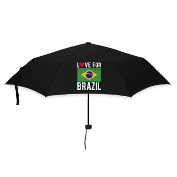 Brazil Flag - Umbrella (small) - black - Front