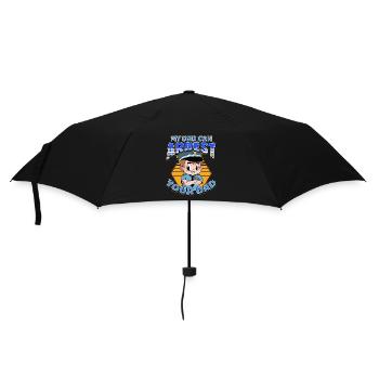 My Dad Can Arrest You Dad - Regenschirm (klein) - Schwarz - Vorne