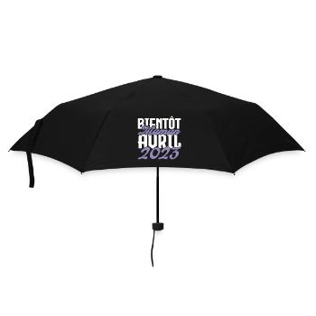 Annonce grossesse. bientôt Maman Avril 2023.maman - Parapluie standard - noir - Devant