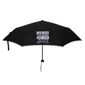 Annonce grossesse. bientôt Mamie Février 2023. - Parapluie standard - noir - Devant