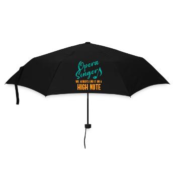 Opera singer, voice, opera - Umbrella (small) - black - Front