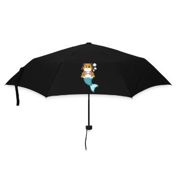 Sirène Chien - Parapluie standard - noir - Devant