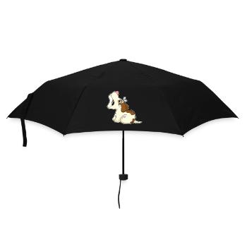 Os de chien - Parapluie standard - noir - Devant