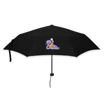 Octopus Book - Umbrella (small) - black - Front