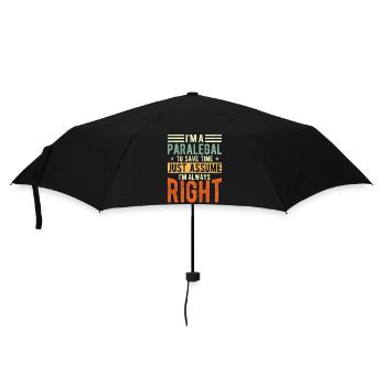 Paralegal - Umbrella (small) - black - Front