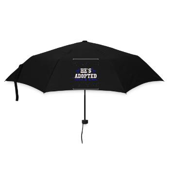 He's Adopted T-Shirt - Umbrella (small) - black - Front