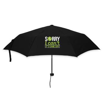 Drôle de joueur de tennis Coach Fan Désolé je peux - Parapluie standard - noir - Devant