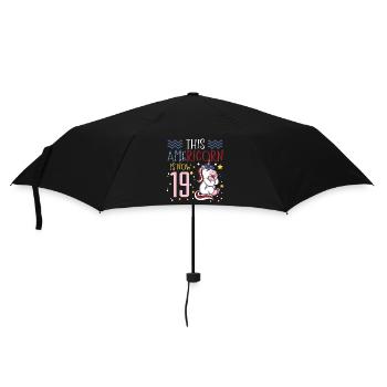Cette Americorn est maintenant 19 Unicorn Pony 4. - Parapluie standard - noir - Devant
