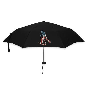 Farming Farmer American Flag Us - Parapluie standard - noir - Devant