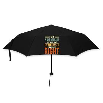 Plant mechanic - Umbrella (small) - black - Front