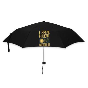 Water Polo Vintage I Speak Fluent - Umbrella (small) - black - Front