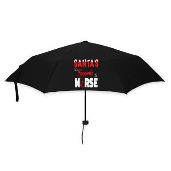 Infirmière du Père Noël - Parapluie standard - noir - Devant