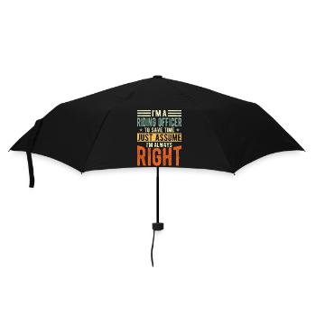 Riding Officer - Umbrella (small) - black - Front
