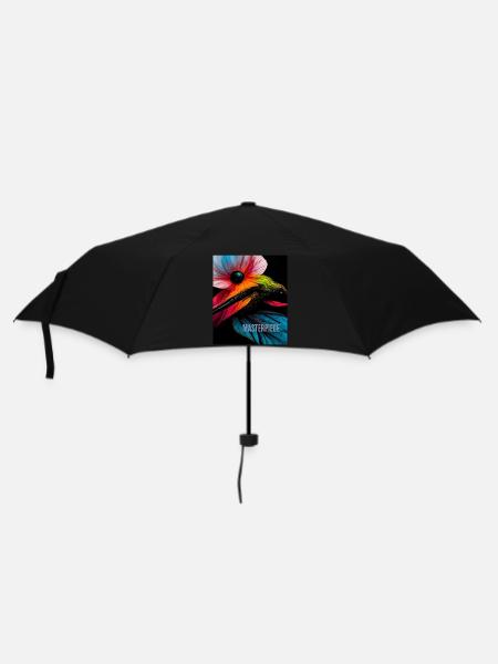 Ein inspirierender und motivierender Slogan für Sie - Regenschirm (klein) - Schwarz