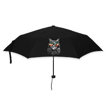 Cat Cats Lover Cat Owner Kitten - Umbrella (small) - black - Front