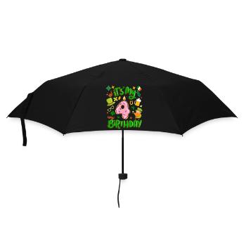 C’est mon beignet de vacances de 4 ans st. - Parapluie standard - noir - Devant