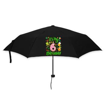 C’est mon beignet de vacances de 6 ans. - Parapluie standard - noir - Devant