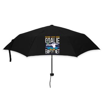 Water Polo Goalie Behind Every - Regenschirm (klein) - Schwarz - Vorne